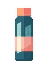 Wall Mural - water bottle icon isolated