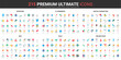 © lembergvector - Shopping, digital marketing campaign color flat icons set vector illustration. Abstract symbols of ecommerce strategy, online store, SEO service for sales simple design for mobile and web apps