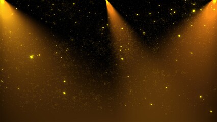 Poster - Gold spot lights
