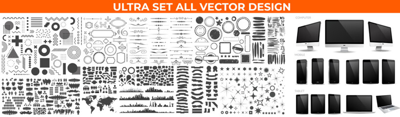 Wall Mural - Ultra collection illustrator design