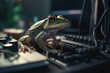 A frog working as an analyst is hacking. Generative AI