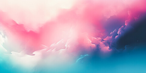 Wall Mural - soft focus dreamy pastel color background with copy space, waves liquid smoke flow presentation back