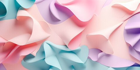 Wall Mural - soft focus dreamy pastel color background with copy space