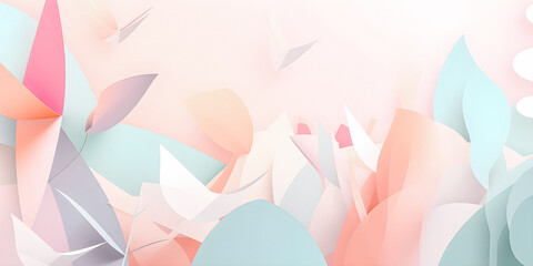 Wall Mural - soft focus dreamy pastel color background with copy space