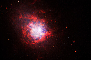 Wall Mural - beautiful distant galaxy. elements of this image furnishing nasa.
