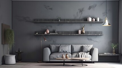 Wall Mural - living room interior