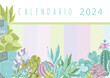 Calendario Planificador 2024 en Español - Tamaño A4 - Portada	