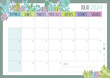 Calendario Planificador 2024 en Español - Tamaño A4 - Mes de Julio