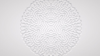 Wall Mural - reaction diffusion organic growing pattern. cell division.