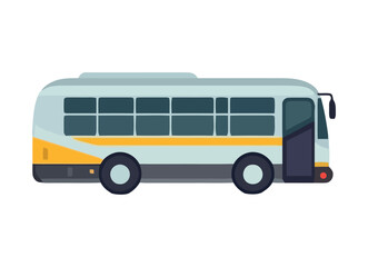 Sticker - vector flat design of tour bus