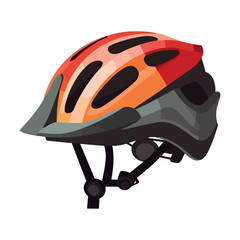 Sticker - biker sport helmet protection