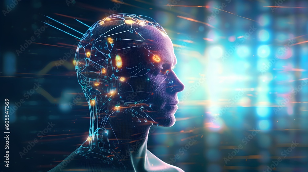 Captivating image representing the biohacking concept, featuring a ...