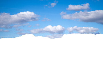 blue sky with clouds