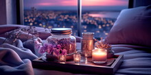 Rituals Such As Herbal Tea, Lavender-infused Pillows, And Calming Music To Promote Restful Sleep And Enhance Overall Well-being. Generative AI
