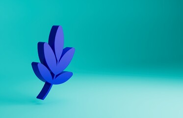 blue movie trophy icon isolated on blue background. academy award icon. films and cinema symbol. min