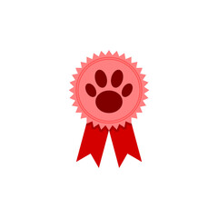 Poster - Pet award symbol icon isolated on transparent background