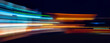 © Roberto Sorin - Abstract Rainbow light trails on the dark background