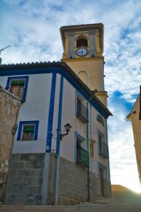 Canvas Print - Church in rural town of Cehegin, Murcia, Spain