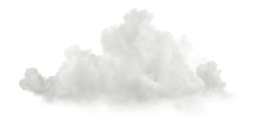 Aufkleber - Png realistic clouds cumulus on transparent backgrounds 3d render