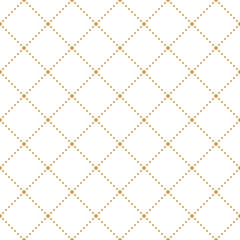 Luxury seamless pattern with gold dots rhombus ,repeat dotted line pattern design for decoration,wrap,cover,card , png with transparent background.