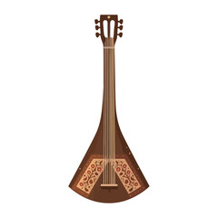 Sticker - Classical style Balalaika illustration