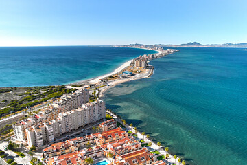 Canvas Print - La Manga del Mar Menor. Murcia. Spain