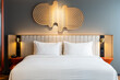Luxury Hotel Room with minimal furnishings 