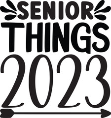 Wall Mural - senior THINGS 2023