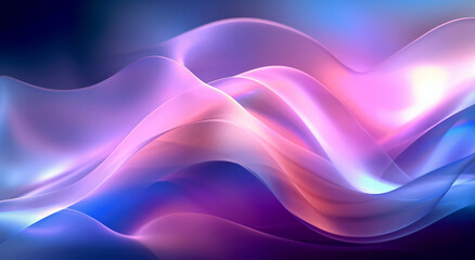 Wall Mural - abstract neon glow background. generative ai