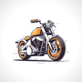 Fototapeta Młodzieżowe - Super Bike Vector Motorcycle Vector Illustration