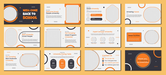 education powerpoint presentation slides template design. school powerpoint presentation slide templ