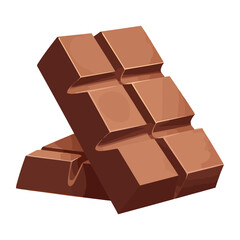 Wall Mural - Stack of chocolate bars