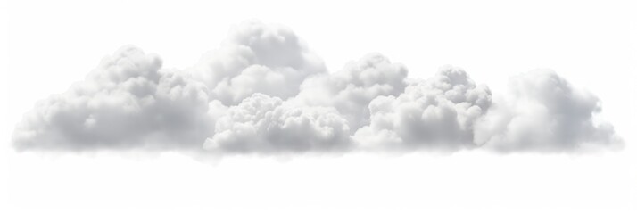 View on a soft white fluffy clouds as background. Generative ai