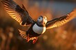  Puffin Soaring through the Skies