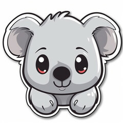 Sticker - animal panda cartoon bear,