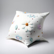illustration of beautiful handmade pillow