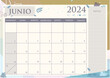 Calendario Planificador 2024 en Español - Mes de Junio