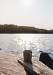 Morning coffee views at the lake
