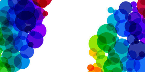 Wall Mural - rainbow splash vector illustration. horizontal background with copy space