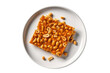 De Moleque Peanut Brittle, Brazilian Cuisine. Isolated On Transparent Background, Png. Generative AI