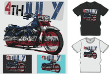  Celebrate 4th Of July With A Patriotic Motorcycle Ride,The Ultimate Collection Of Independence Day T-Shirt Designs