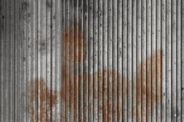 Wall Mural - wallpaper for seamless rusted corrugated sheet metal pattern transparent grungy metallic industrial wall panel or roofing background texture overlay displacement bump or height map high  generative ai