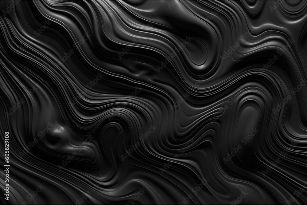 background seamless minimal black abstract glossy soft waves background ...