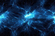 background seamless dark blue background with electric glowing lightning flares effect tileable magical neon energy field burst or plasma storm pattern power and electricity concept b generative ai