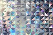 wallpaper for seamless holographic iridescent silver diamond birthday background texture trendy reflective cyberpunk metallic mirror foil pattern with rainbow prism light effect retro 80 generative ai