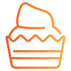 Sticker - Cupcake Icon