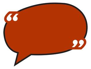 Wall Mural - citation empty cloud in comic speech balloon style