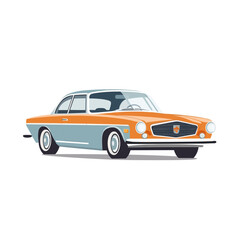 Sticker - car minimalist simple vector illustration
