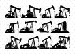 Pump Jack SVG, Pump Jack Silhouette, Oil Pumpjack Svg, Oil Derrick Svg, Oil Pump Svg, Oil Rig Svg, Petroleum Pump Svg, Pump Jack Bundle