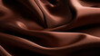 チョコレート色の布背景　Generative AI